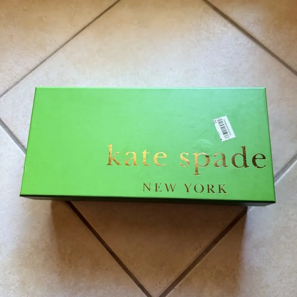 Kate Spade New York Boston Terrier Winthrop Black Leather Flats Womens 8 - Picture 13 of 13